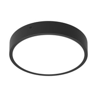 Ledvance LED Bulkhead Rund 300mm 17W IP65 IK10 2270 lumen 3000K 4000K Svart Ytmonterad Utomhusbelysning
