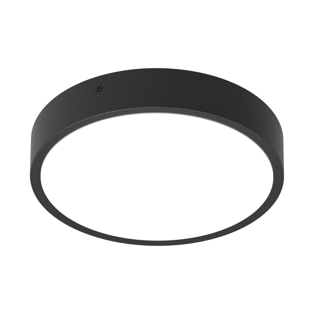 Ledvance LED Bulkhead Rund 300mm 17W IP65 IK10 2270 lumen 3000K 4000K Svart Ytmonterad Utomhusbelysning