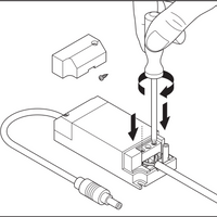 Ledvance LED downlight 200mm 20W/25W/30W 3000K/4000K 2400-3600 lumen CRI 90 IP44/IP20 Vit aluminium