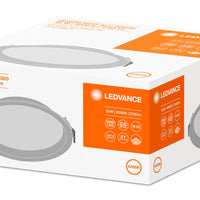 Ledvance LED downlight 200mm 20W/25W/30W 3000K/4000K 2400-3600 lumen CRI 90 IP44/IP20 Vit aluminium