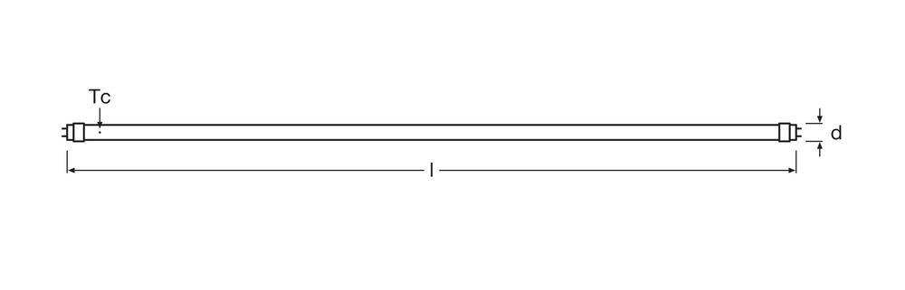 Ledvance LED-rör T8 1200mm 20W 4000K 2400 lumen G13 Kallvit IP20 Glas