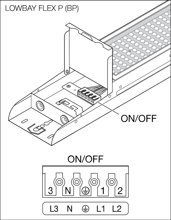 Ledvance LOW BAY FLEX 1500 P LED 73W 11600 lumen 4000K hög effektivitet industriell belysning