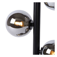 Lucide TYCHO LED taklampa 4xG9 socklar 220-240V Ø25cm Sandmässing & Svart Vintage Design