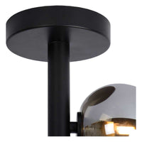 Lucide TYCHO LED taklampa 4xG9 socklar 220-240V Ø25cm Sandmässing & Svart Vintage Design