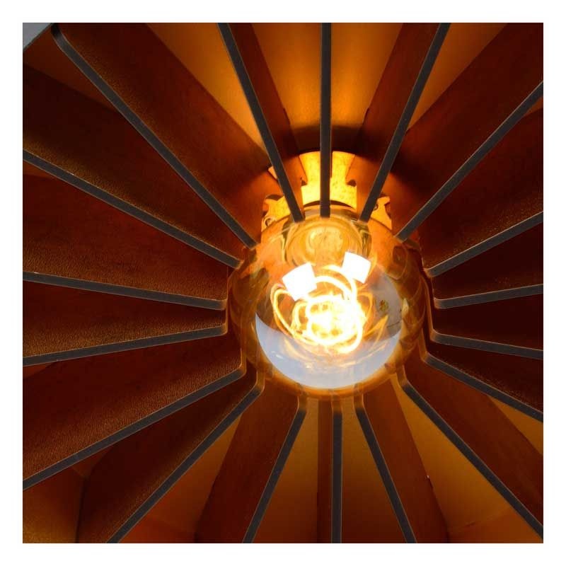 Lucide ZIDANE LED ceiling light Black Ø40cm 1xE27 IP20 modern metal fixture