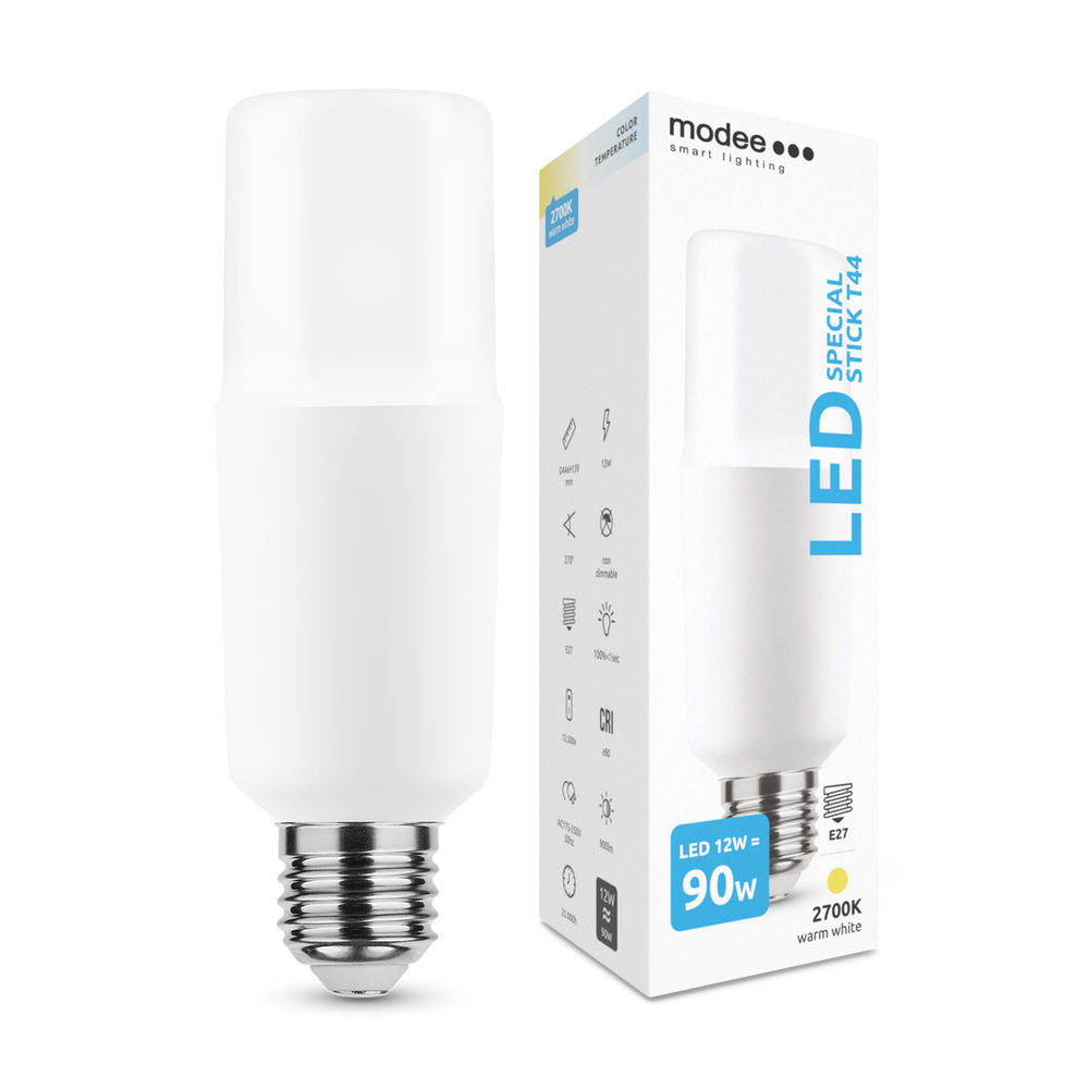 Tsong LED-lampa E27 10.5W 3000K varmvit, IP20, CRI 80, CE RoHS, flimmerfri, 220-240V, 5 års garanti