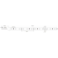 Modee LED strip silicone 12V 4.8W/m 60LED/m 2700K 540 lumens/m CRI 90 IP65 8mm 5m roll