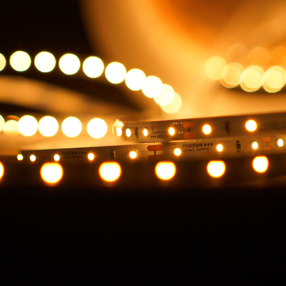Modee LED-remsa silikon 12V 4.8W/m 60LED/m 2700K 540 lumen/m CRI 90 IP65 8mm 5m rulle