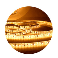 Modee LED Strip DC12V 9.6W/m 120LED/m 1080 lumens IP20 2700K 8mm Single Color Copper 5m Roll