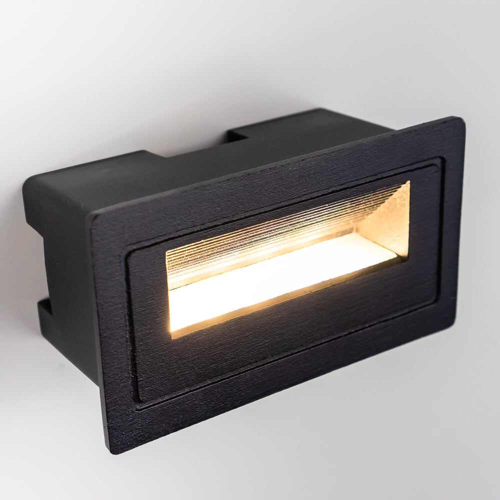 Modee LED trappbelysning 3W 210 lumen 4000K IP65 infälld 103x45x58mm