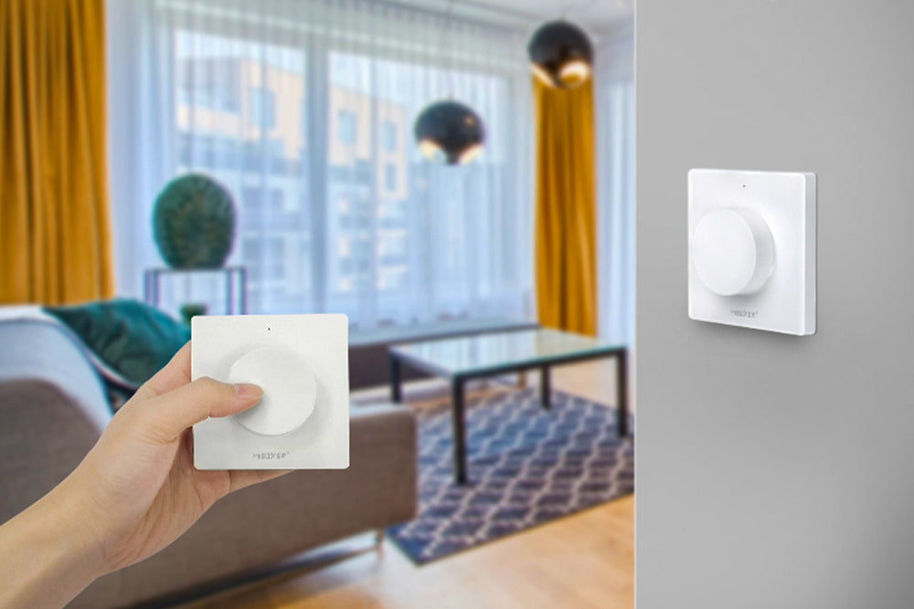 Mi-Light trådlös dimmer väggkontroll CCT vit 220-240V IP20