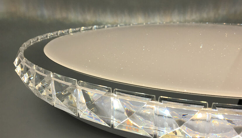 Modee tak LED-lampa 96W 3CCT dimbar 9120 lumen Ø510mm aluminium-plast IP20 frostat glas