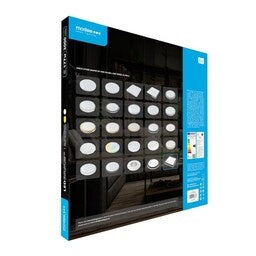 Modee LED taklampa Svart fyrkant 22W 3000 lumen 4000K 420x420x28mm