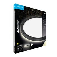 Modee LED taklampa rund Svart 22W 3000 lumen 4000K D420x28mm