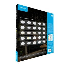 Modee LED taklampa rund Svart 22W 3000 lumen 4000K D420x28mm