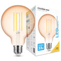 Modee LED Filament Bärnsten Globe G95 4W E27 1800K 360 lumen 320° glödlampa ej dimbar