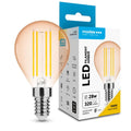 Modee LED Filament Bärnsten Mini Glob G45 E14 4W 1800K 360 lumen 320° Spridning 220-240V Ej dimbar