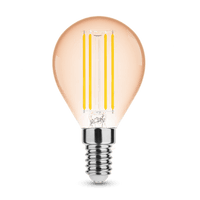 Modee LED Filament Bärnsten Mini Glob G45 E14 4W 1800K 360 lumen 320° Spridning 220-240V Ej dimbar