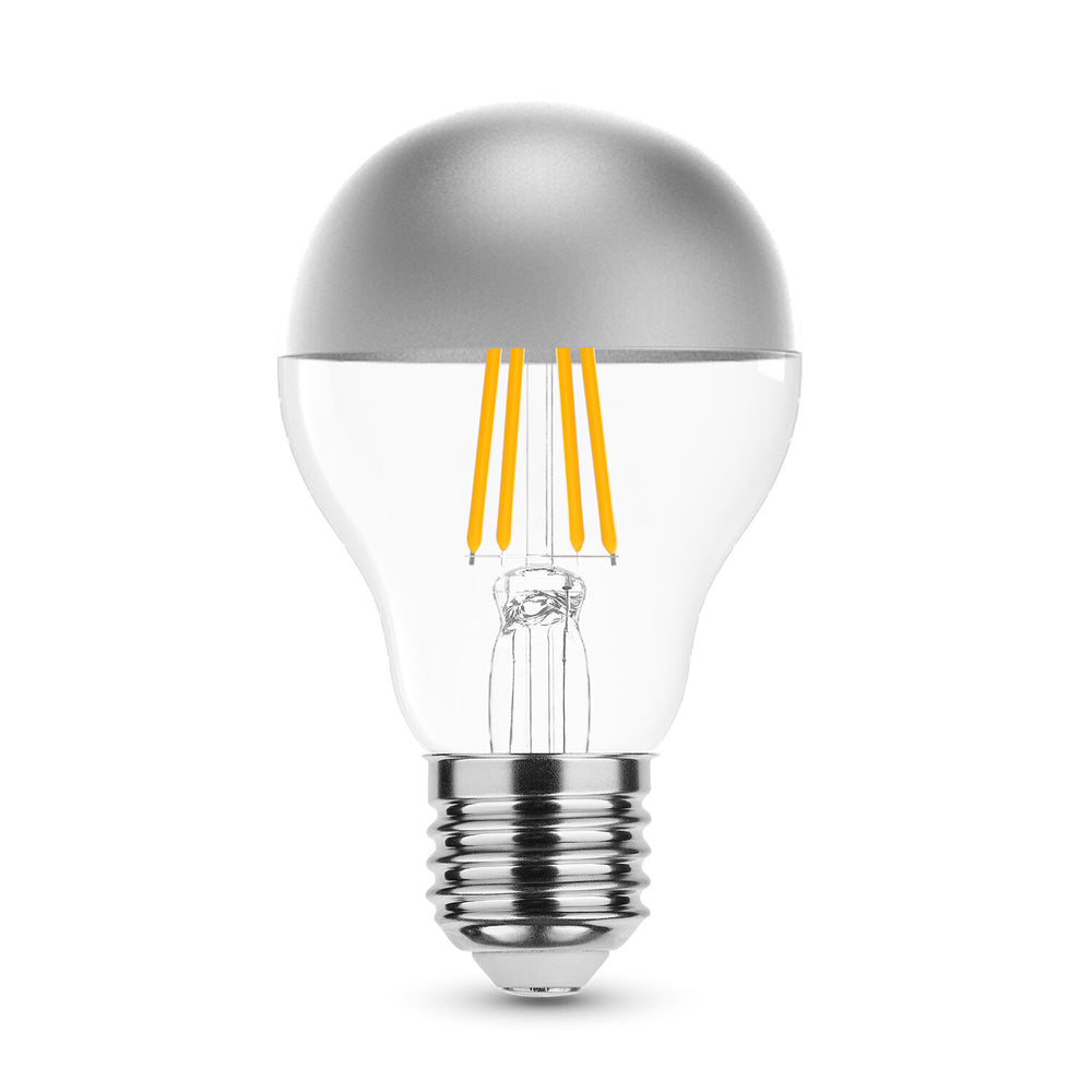 Modee LED Filament Bulb A60 E27 4W 2700K 400 lumens 320° Silver Top Glass Non-Dimmable