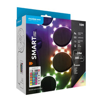 Modee LED Smart Strip Ljusslinga 24W 220-240V IP20 RGB 380 lumen 10M med fjärrkontroll
