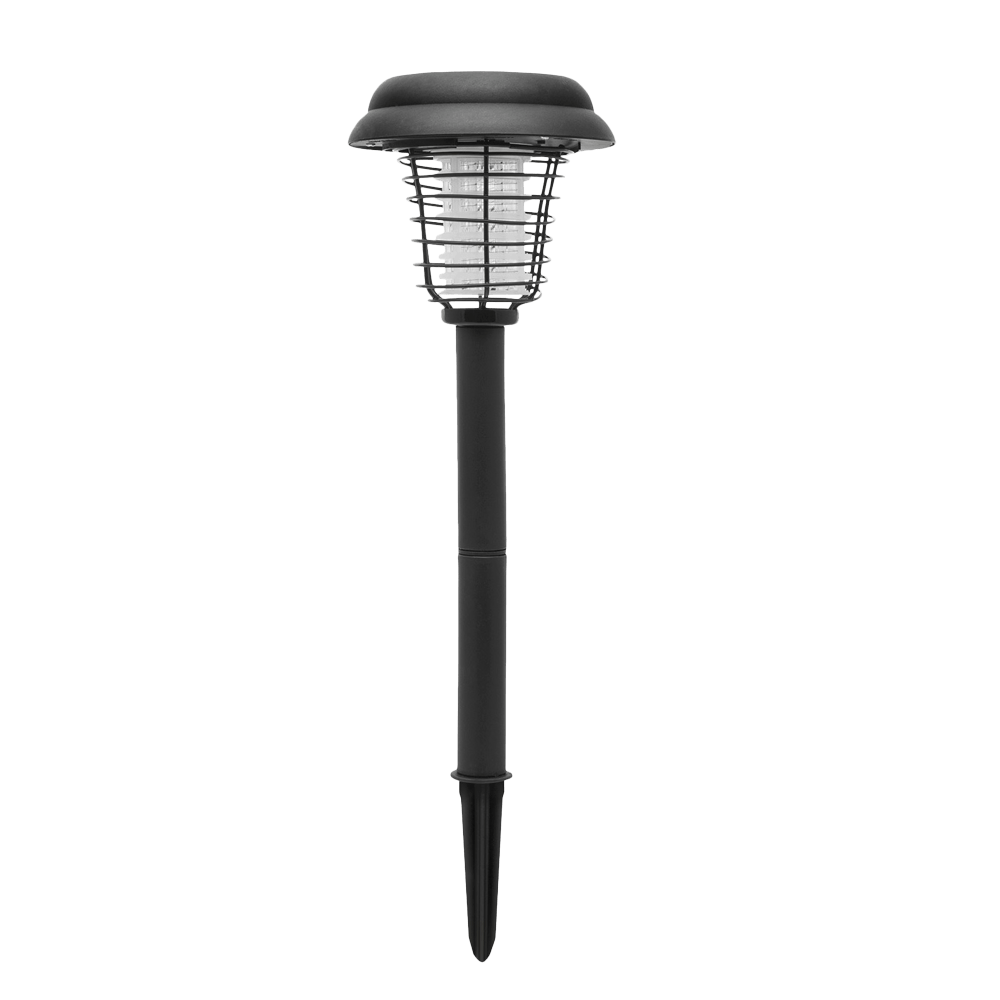 Modee LED Solcellslampa med Spett 40cm med Myggfångare, IP44 Utomhus Plastlampa 7800-11000K