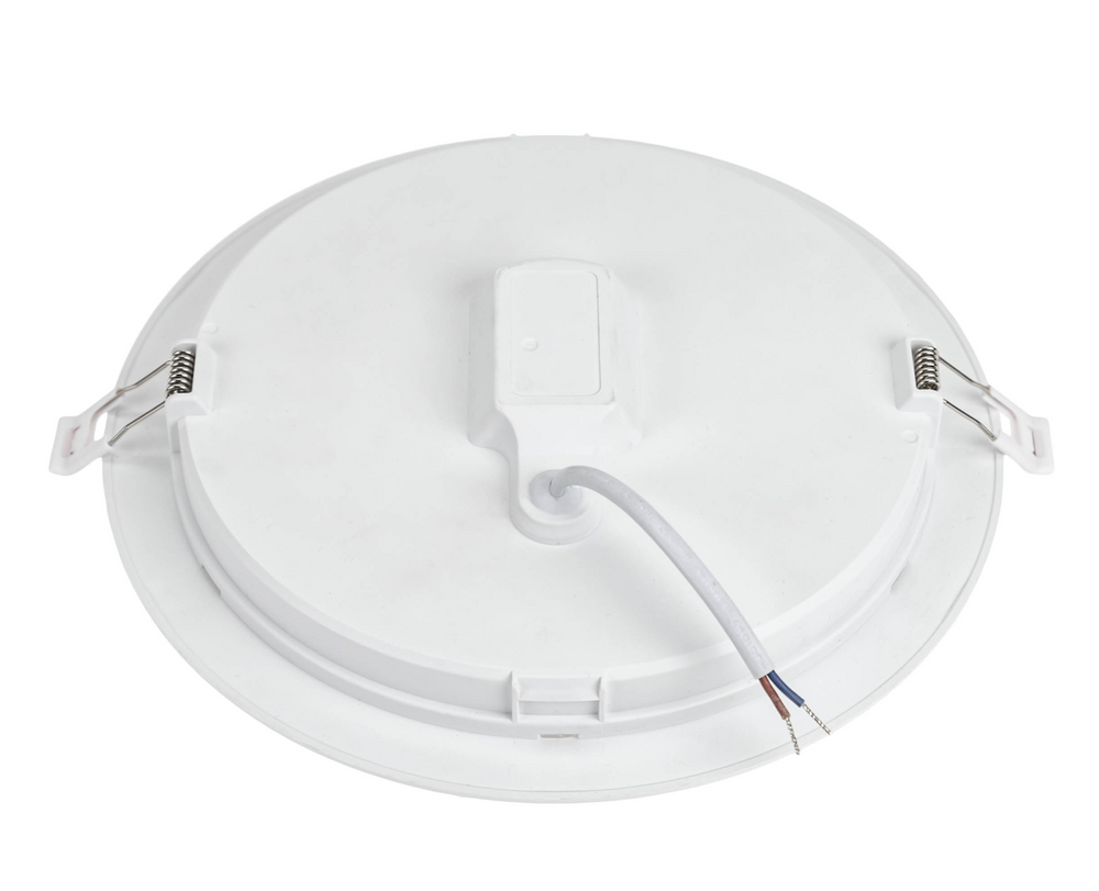 Spectrum LED rund taklampa 18W 1900 lumen 4000K utanpåliggande eller infälld Vit IP20 IK06 230V