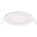 LED-downlight 6W ersätter 50W 3000K varmvit, 105mm utskärning, dimbar fasavskärning