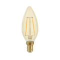 LCB LED filamentlampa E14 C35 5W dimbar 2200K extra varmvit ersätter 40W, Philips-chip, IP20