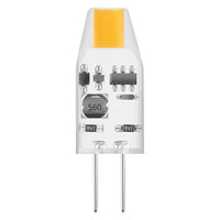 OSRAM LED G4 Pin Micro 12V 1W 2700K Clear Warm White 100 lumens 300° Non-Dimmable IP20 Lamp