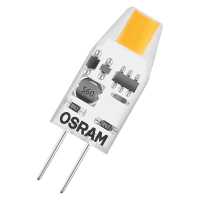 OSRAM LED G4 Pin Micro 12V 1W 2700K Klar Varmvit 100 lumen 300° Icke-dimbar IP20 Lampa
