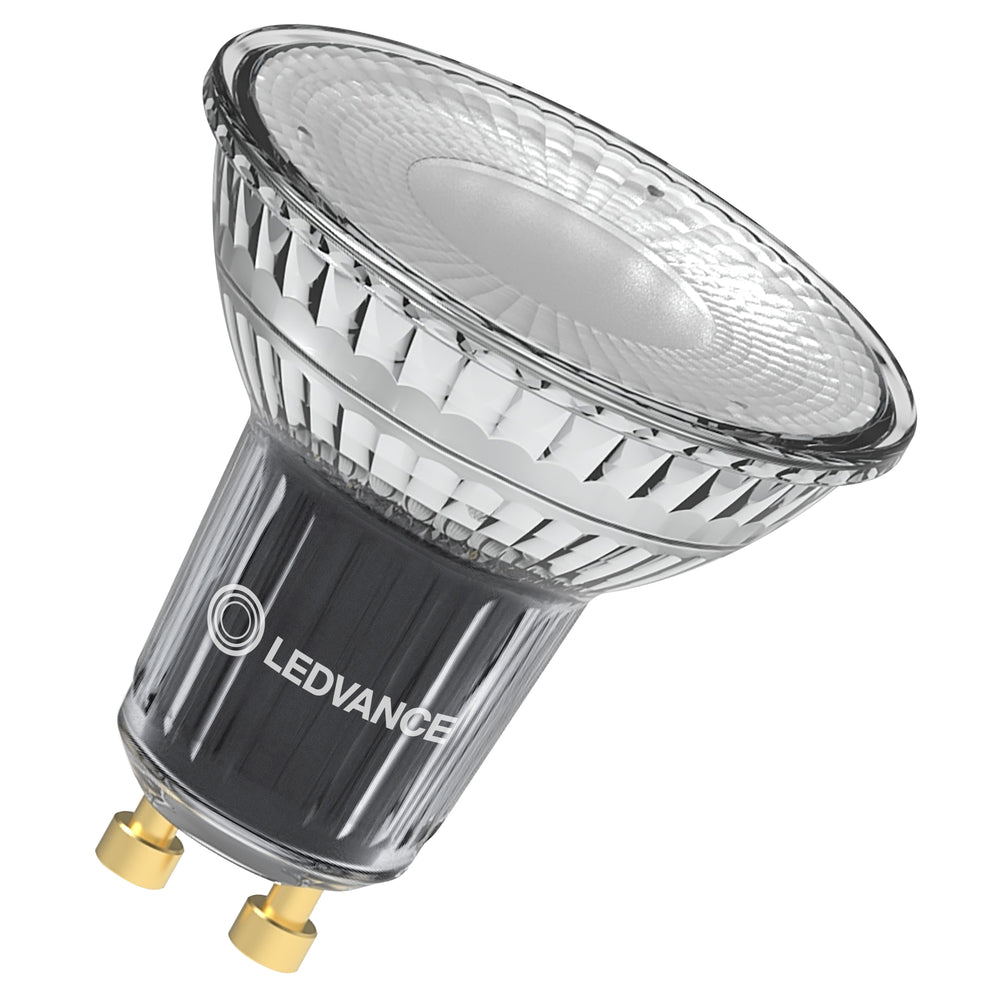 Performance LED Spot Reflektor GU10 PAR16 7.9W 2700K 650 lumen 120D dimbar hög CRI ersätter 51W