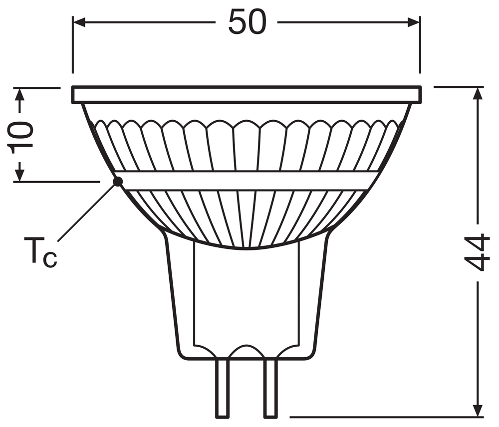 Performance LED Spot Reflektor GU5.3 MR16 5W 345 lumen 36D 4000K Kallvit dimbar ersätter 35W