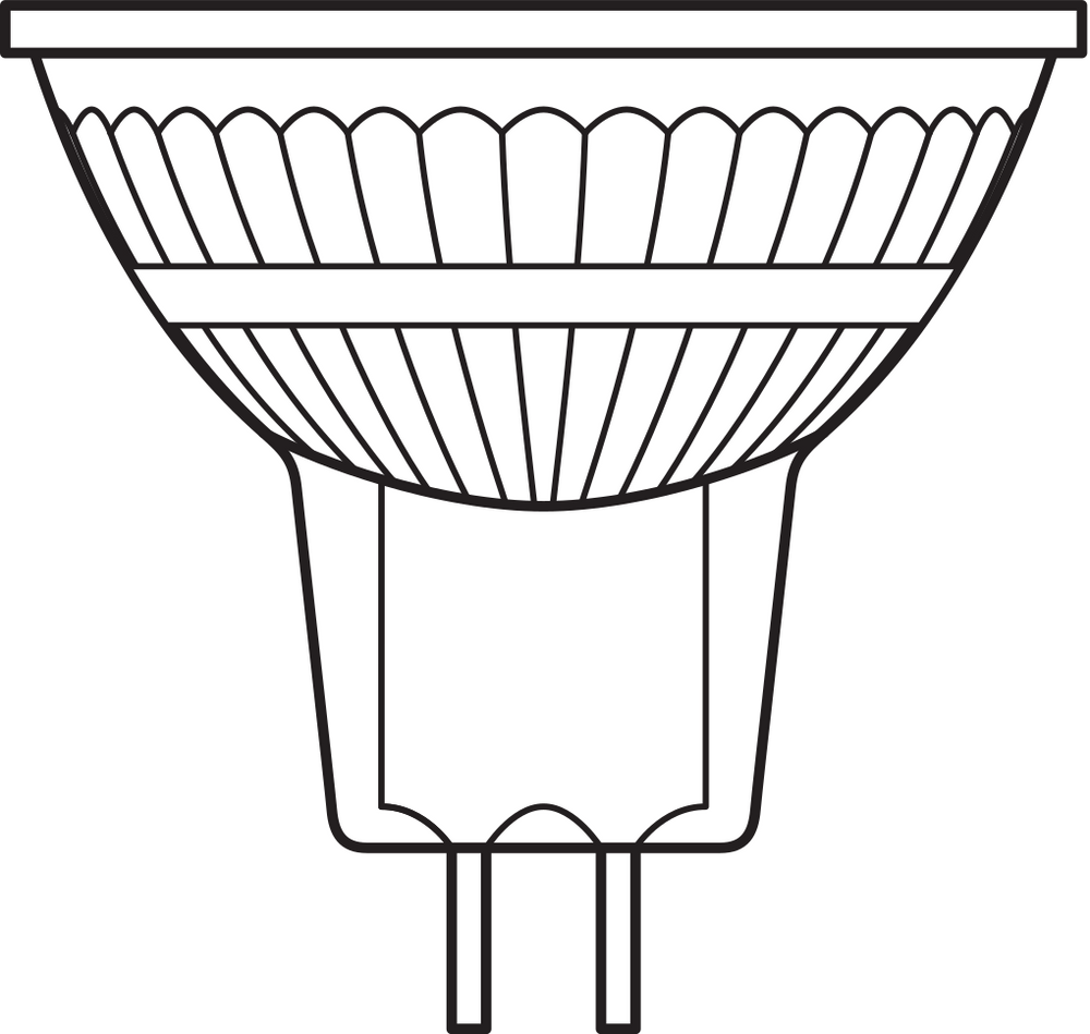 Performance LED Spot Reflektor GU5.3 MR16 5W 345 lumen 36D 4000K Kallvit dimbar ersätter 35W