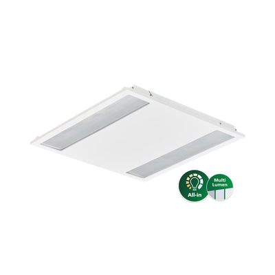 Philips CoreLine Infälld LED Panel, 31W 37W 43W, 4000K Neutralvit, 3100-4300 lumen, DALI Dimbar, IP20/44, 597x597mm