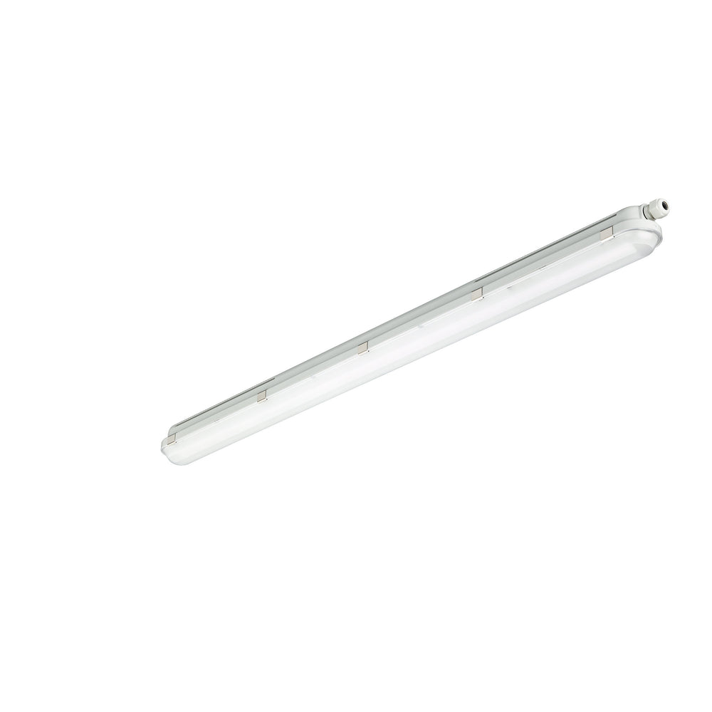 Philips CoreLine WT120C G2 LED vattentät armatur, 30.5W 4000K 4000 lumen, DALI dimbar, IP65 IK08, 1215mm Grå