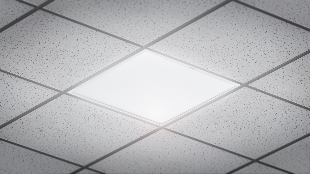 Philips LED-panelarmatur 32W 4000K 3200 lumen 220-240V IP20 UGR22 CRI80 595x595mm Vit