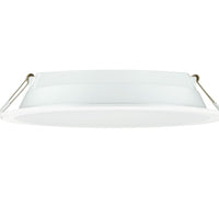 Philips LED-inbyggnadslampa DN065B metall vit 12W 175mm 3000K - IP20
