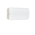 Philips Ledinaire Square vägglampa, LED 6W 4000K, 630 lumen, IP65 IK08, Vit polykarbonathus