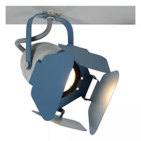 Lucide picto 3xGU10 blue LED ceiling spot for kids room