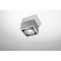 sollux lighting LED plafondspot QUATRO AR111 GU10, grey, flicker-free