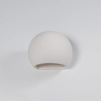 Sollux Lighting keramisk vägglampa glob vit E27-sockel 60W LED-kompatibel