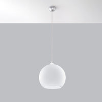 Sollux Lighting BALL LED hänglampa, IP20, 220-240V, max 50W, matt mässing i guldutförande
