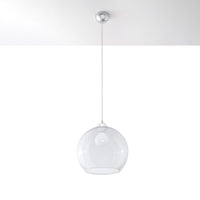 Sollux Lighting hanglamp ball transparent LED 50W 220-240V AC 104mm 80-89 CRI