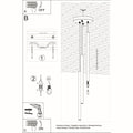 Sollux Lighting LED pendant lamp black PASTELO with 3 G9 sockets