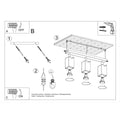 Sollux Lighting LED plafondspot white merida 3x GU10 socket 50W 220-240V