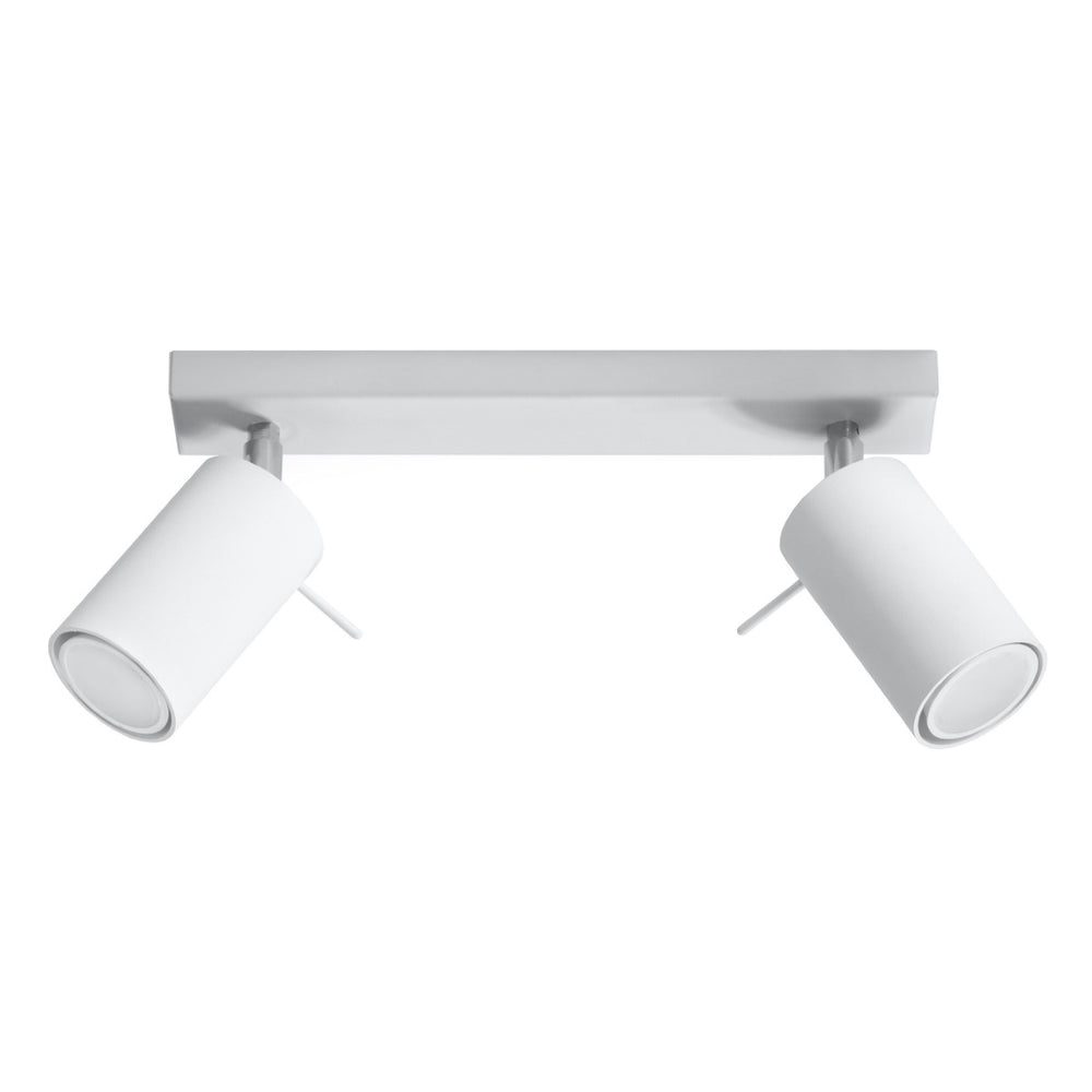 Sollux Lighting LED plafondspot with 2 GU10 fittings - white aluminum