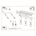 Sollux Lighting LED plafondspot zwart RING 3 x GU10 fitting, IP20, CE RoHS certified, 220-240V