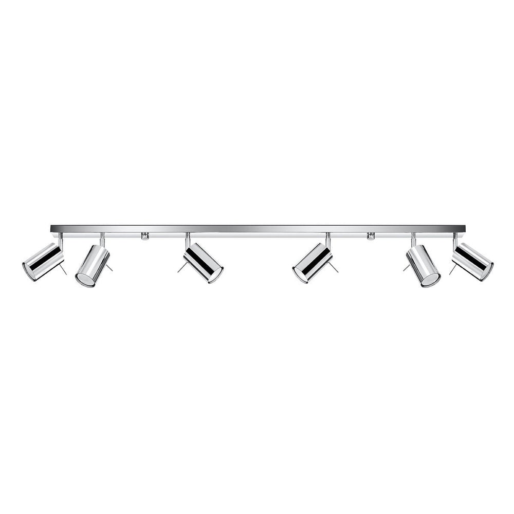 Sollux lighting led ceiling spot chrome ring with gu10 fitting