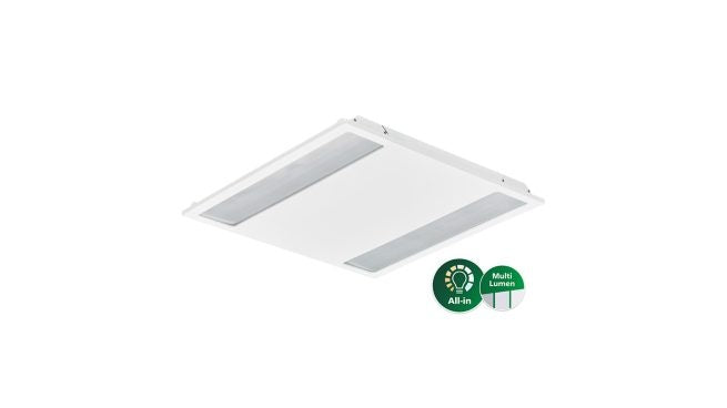 Philips LED Panel CoreLine recessed 31W/22W 4000K 3100-4300 lumens 600x600mm DALI UGR19