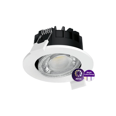Philips RS071B 40D PSR PI6 LED-spotlight, 2700K-4000K, 550 lumen, IP65, dimbar, vit